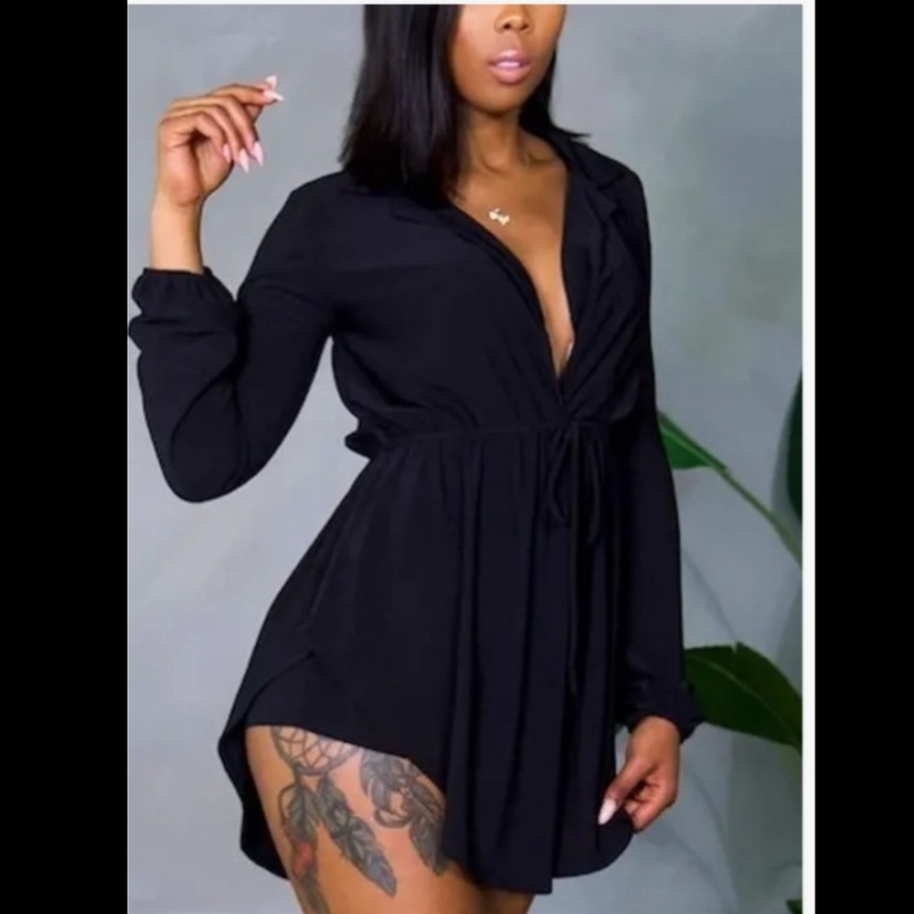 Black Romper Set